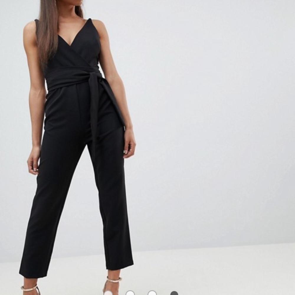 NWT ASOS Petite Wrap Front Jumpsuit